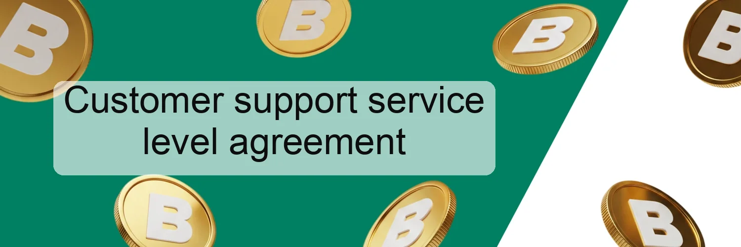 Customer support service level agreement